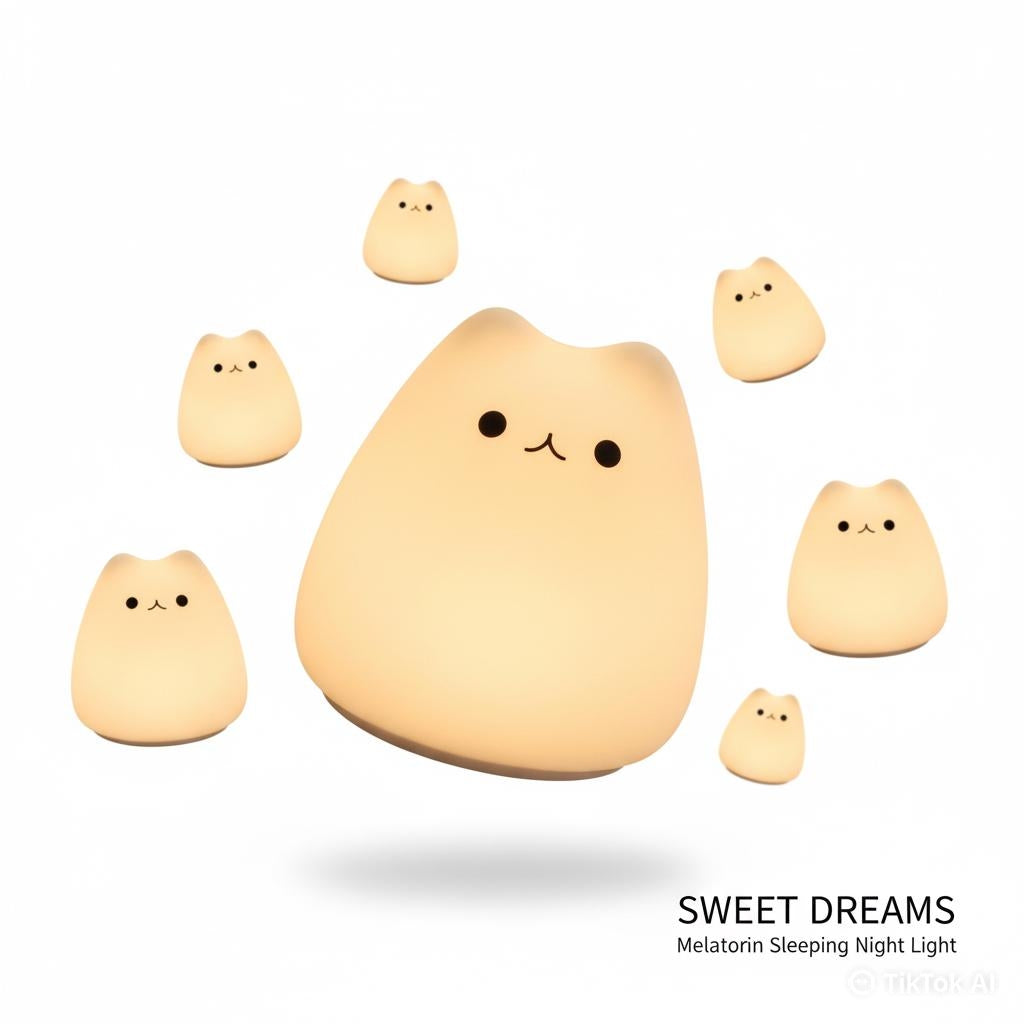 DreamGlow™ CozyCat Melatonin Light